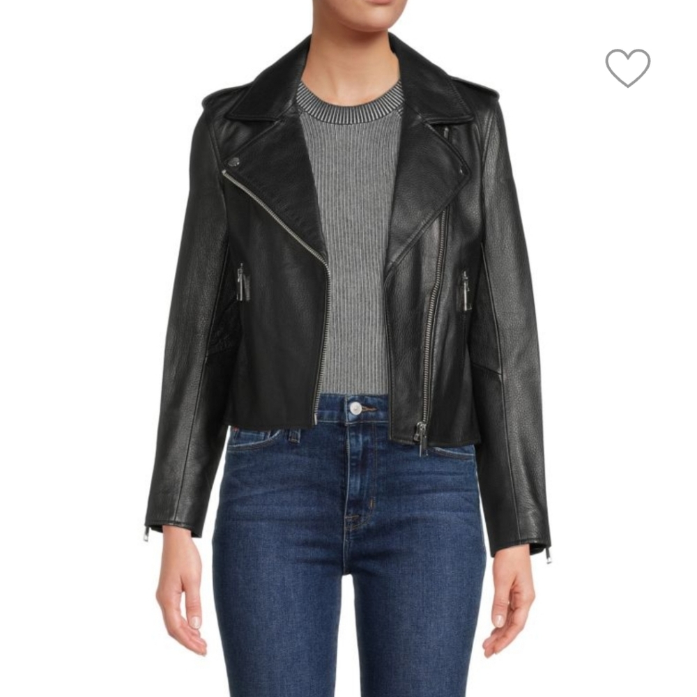 NWT LTH "Kas" Modern Leather Jacket